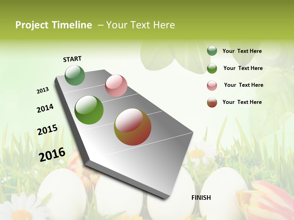 Osterei Ostern Kinder PowerPoint Template