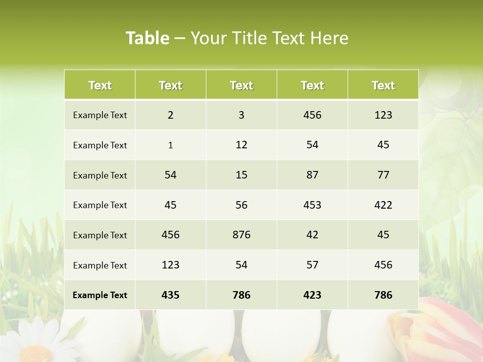 Osterei Ostern Kinder PowerPoint Template