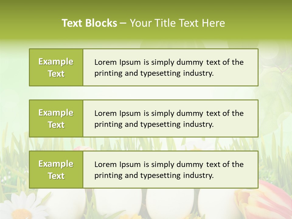 Osterei Ostern Kinder PowerPoint Template