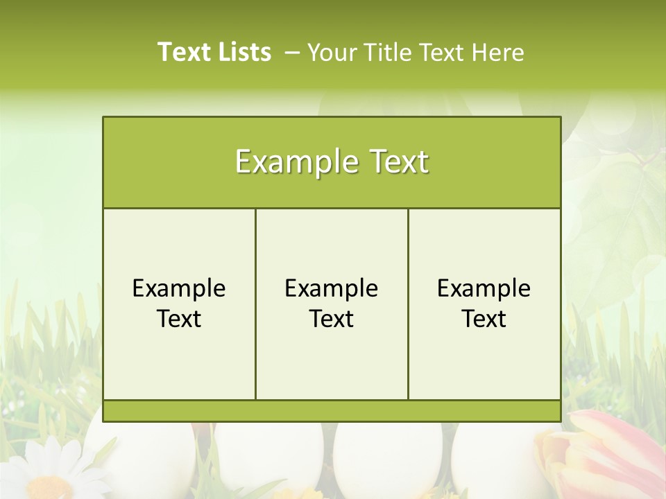 Osterei Ostern Kinder PowerPoint Template