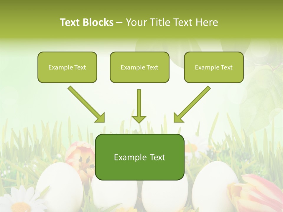 Osterei Ostern Kinder PowerPoint Template