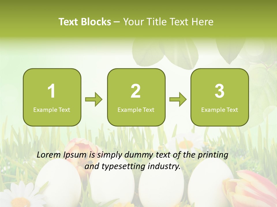 Osterei Ostern Kinder PowerPoint Template