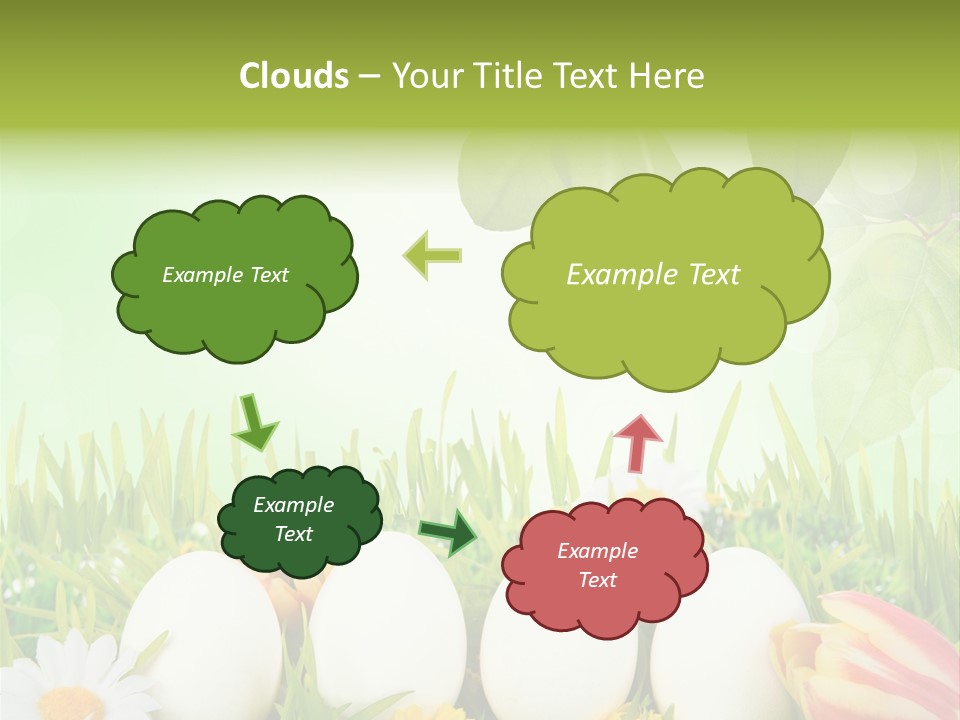 Osterei Ostern Kinder PowerPoint Template