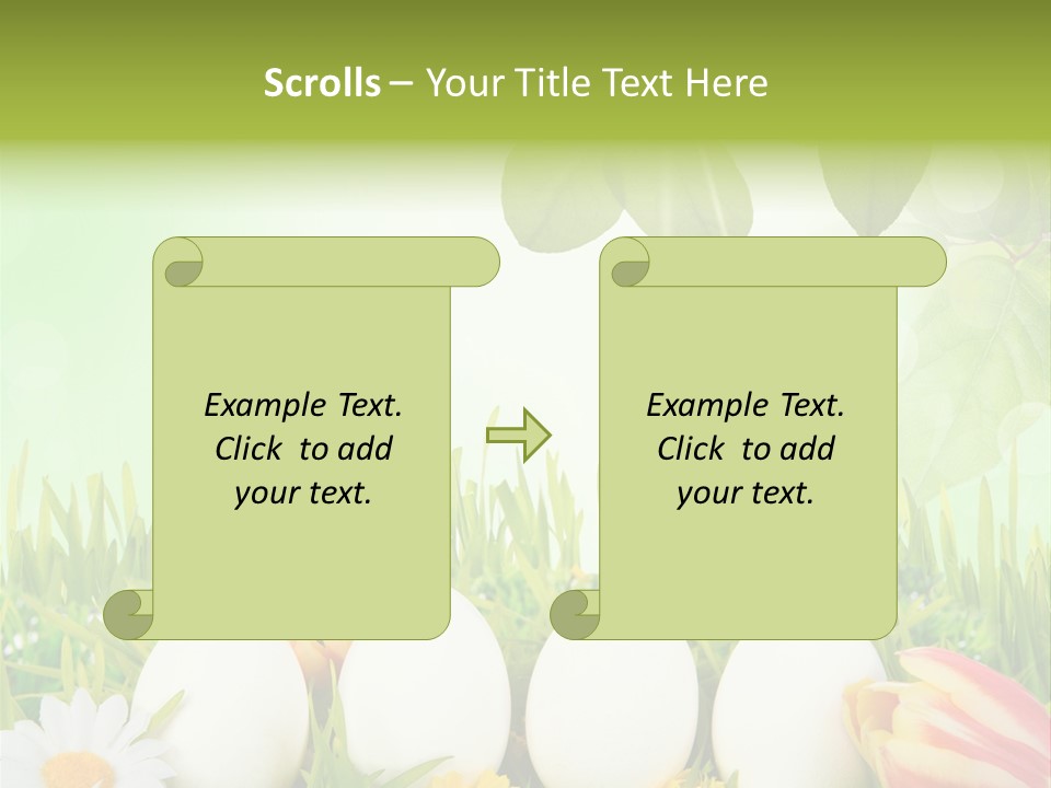 Osterei Ostern Kinder PowerPoint Template