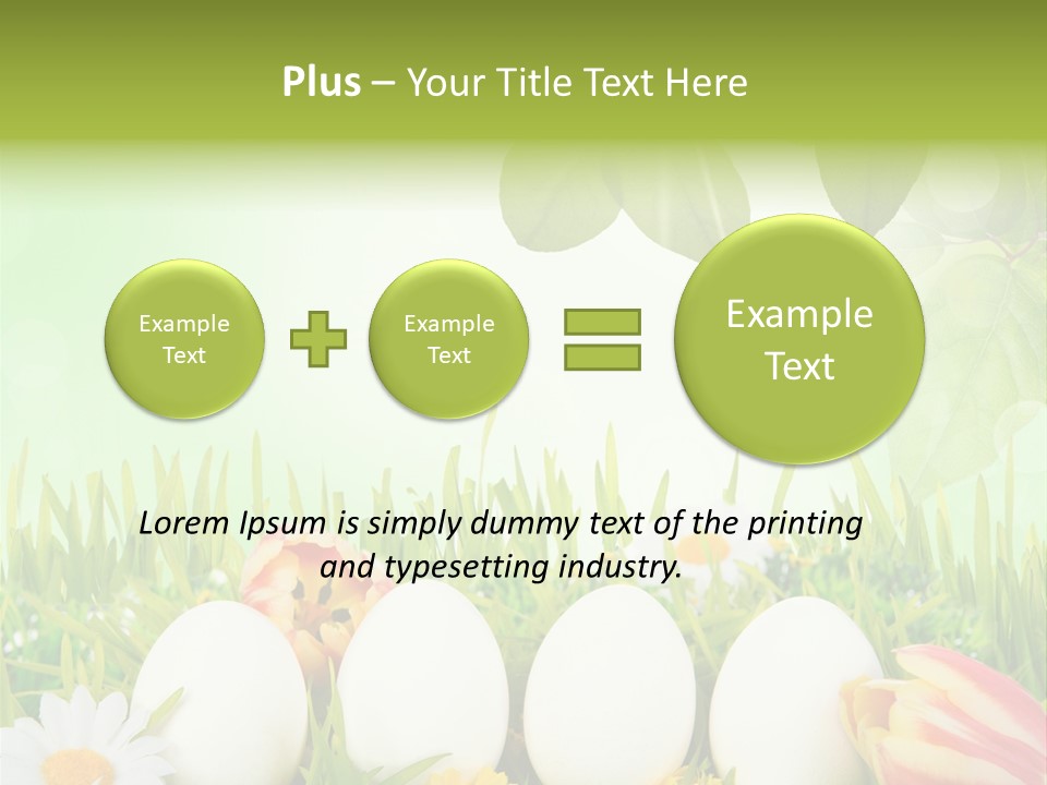 Osterei Ostern Kinder PowerPoint Template