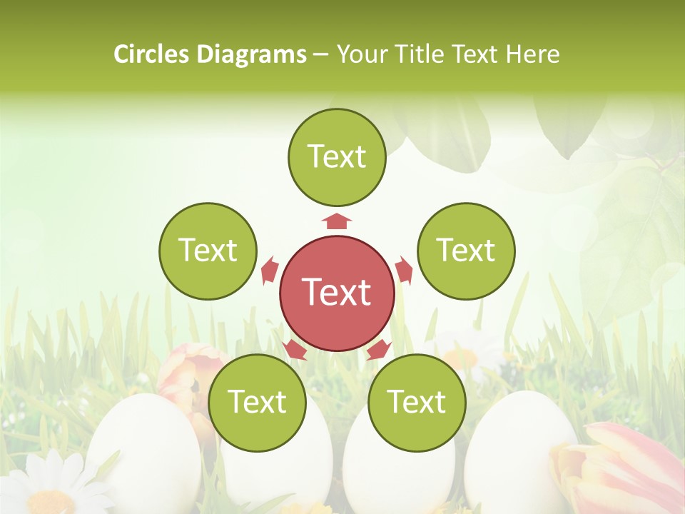 Osterei Ostern Kinder PowerPoint Template