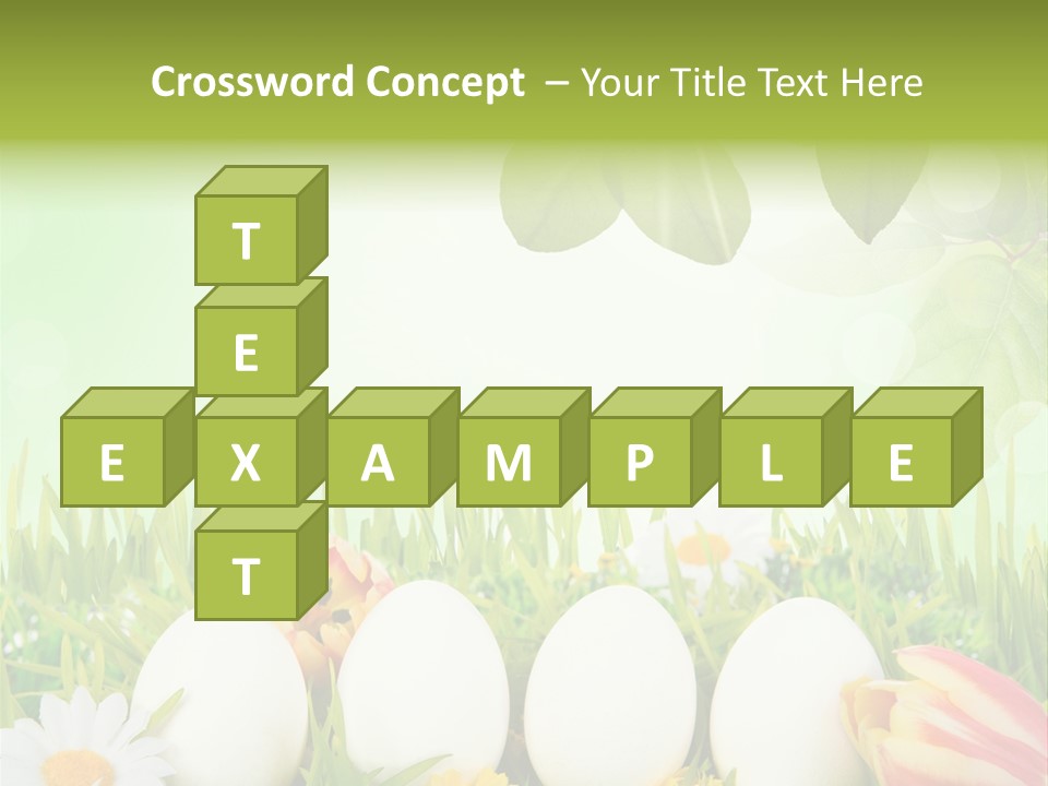 Osterei Ostern Kinder PowerPoint Template