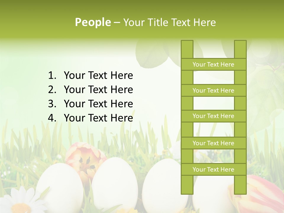 Osterei Ostern Kinder PowerPoint Template