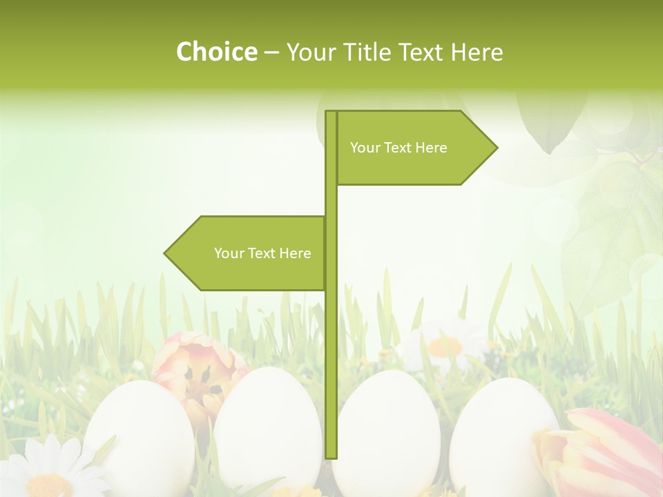 Osterei Ostern Kinder PowerPoint Template