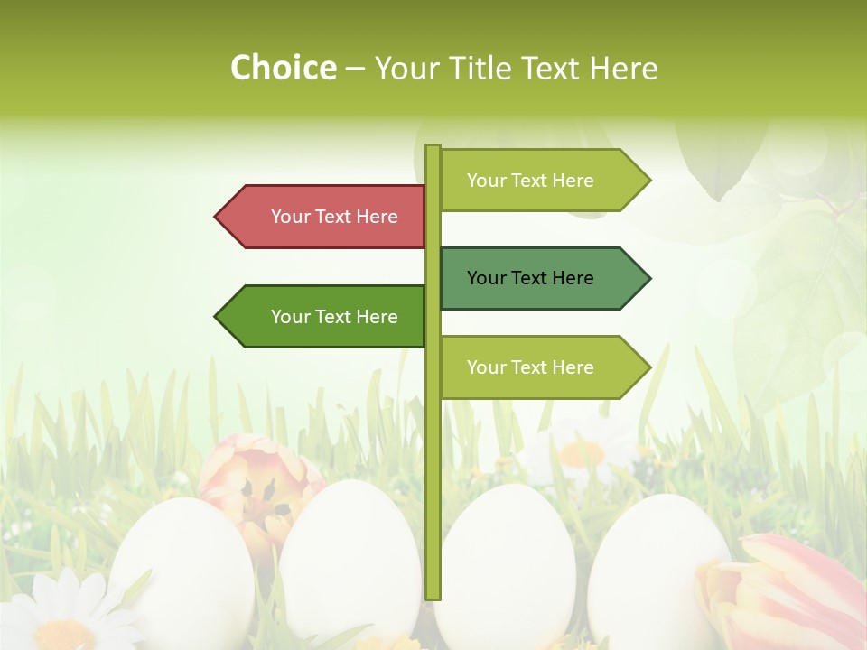 Osterei Ostern Kinder PowerPoint Template