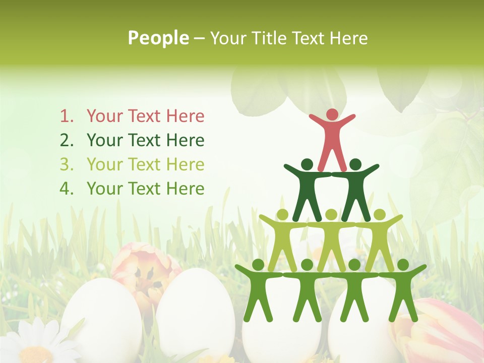 Osterei Ostern Kinder PowerPoint Template