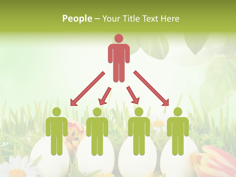 Osterei Ostern Kinder PowerPoint Template