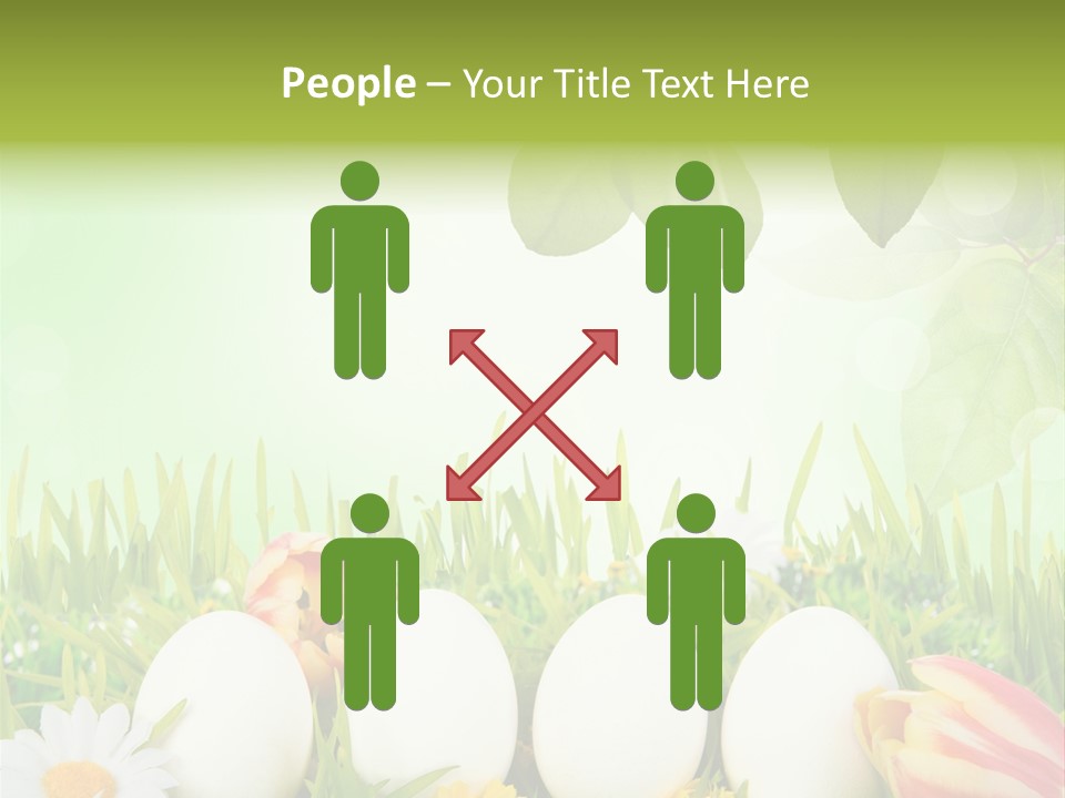 Osterei Ostern Kinder PowerPoint Template