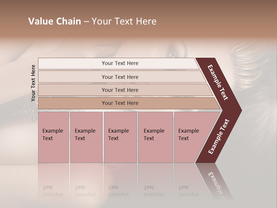 Glamour Lovely Model PowerPoint Template