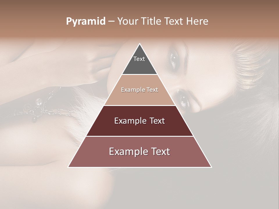 Glamour Lovely Model PowerPoint Template