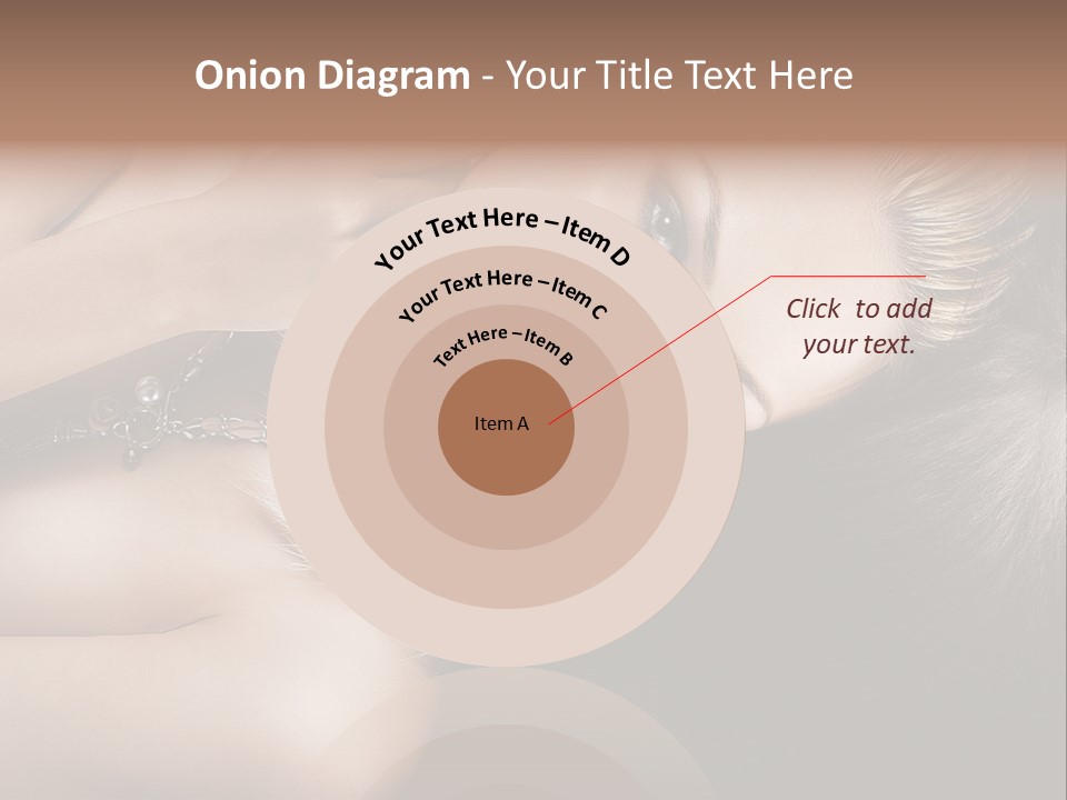 Glamour Lovely Model PowerPoint Template