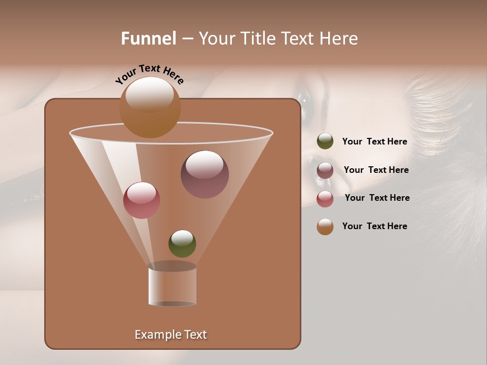 Glamour Lovely Model PowerPoint Template