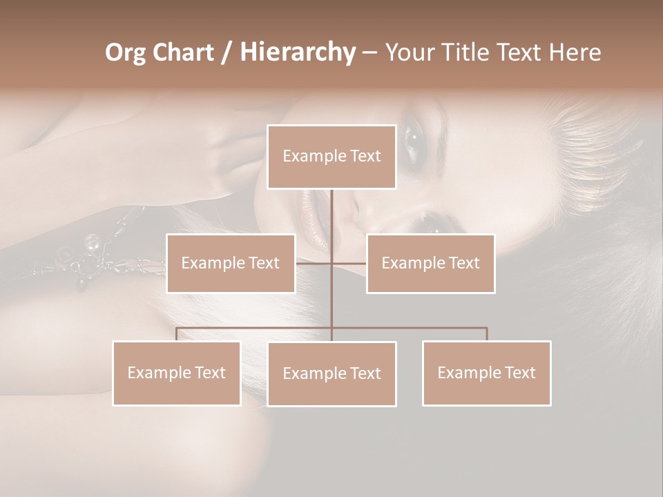 Glamour Lovely Model PowerPoint Template