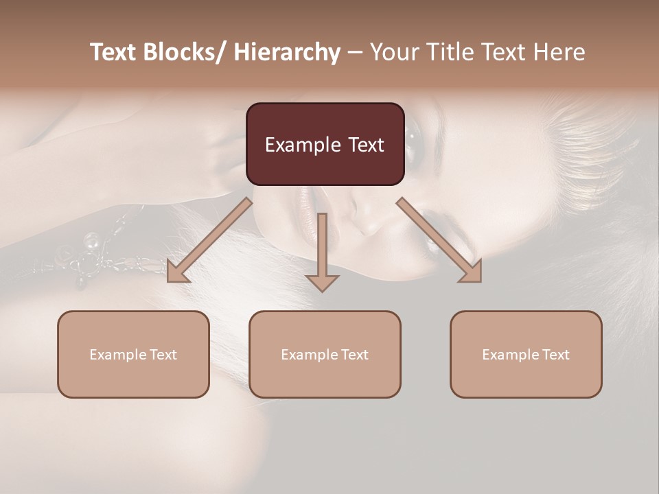 Glamour Lovely Model PowerPoint Template