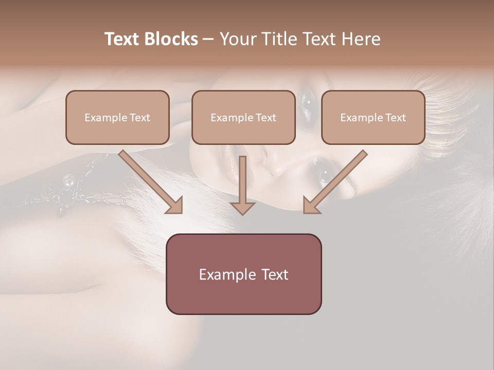 Glamour Lovely Model PowerPoint Template