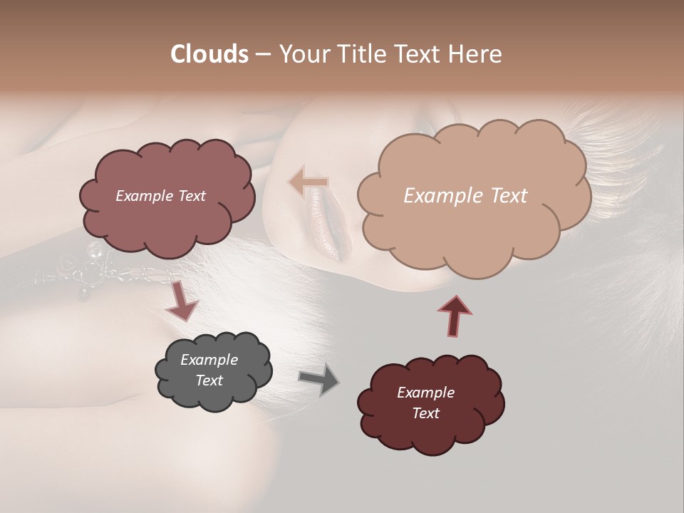 Glamour Lovely Model PowerPoint Template