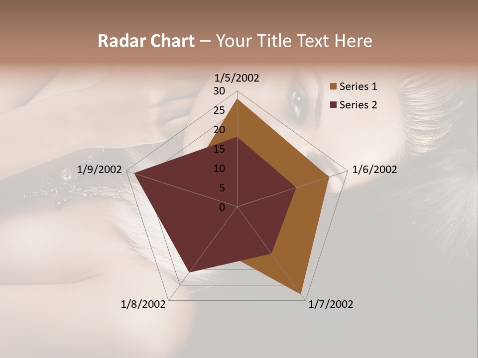 Glamour Lovely Model PowerPoint Template