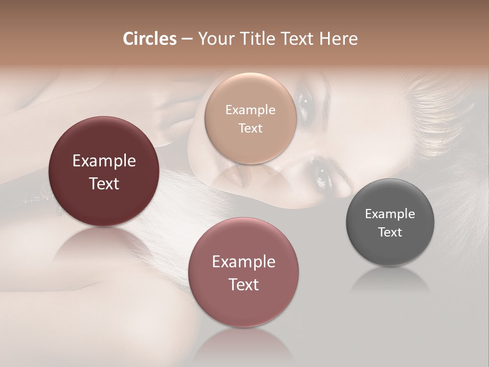 Glamour Lovely Model PowerPoint Template