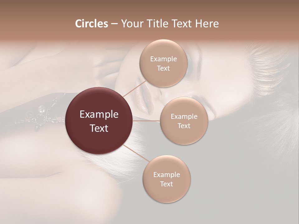 Glamour Lovely Model PowerPoint Template