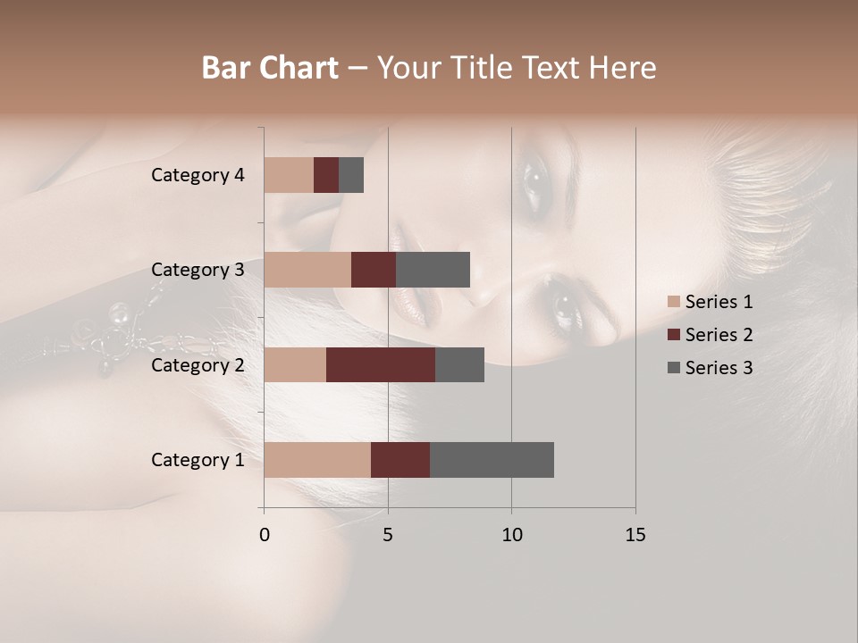 Glamour Lovely Model PowerPoint Template