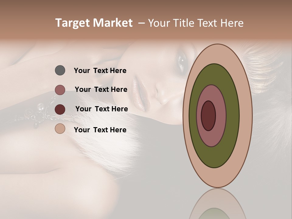 Glamour Lovely Model PowerPoint Template