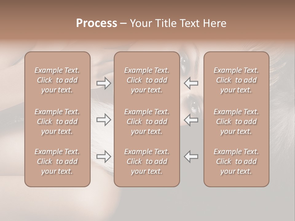 Glamour Lovely Model PowerPoint Template