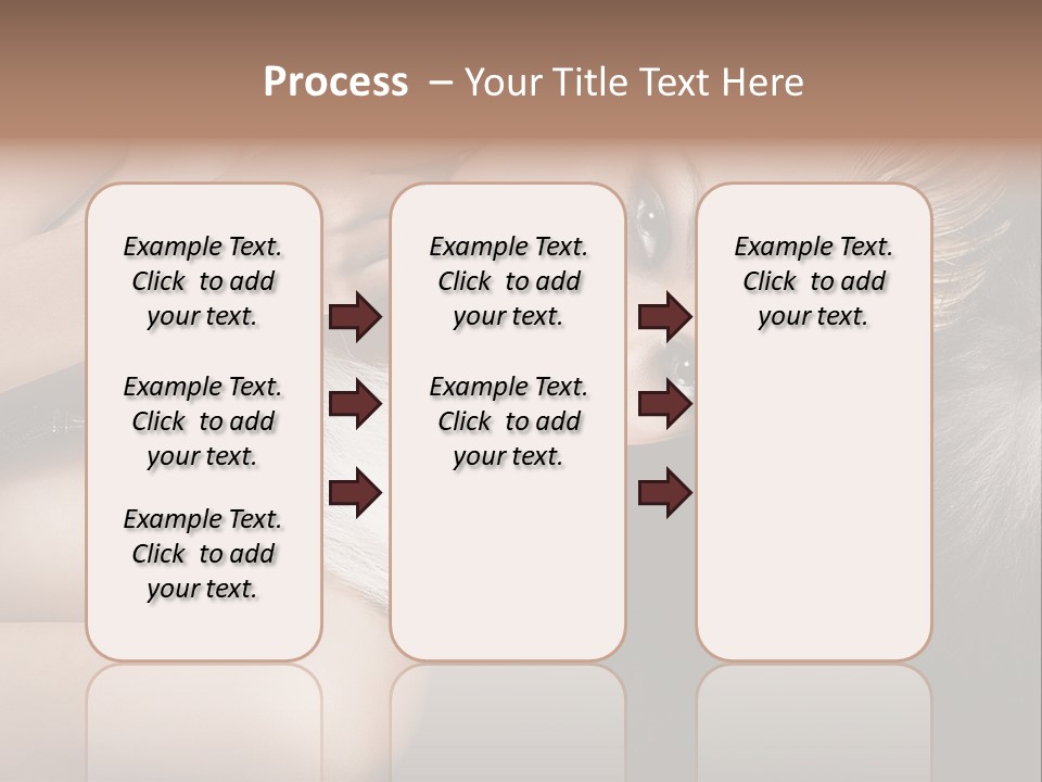 Glamour Lovely Model PowerPoint Template