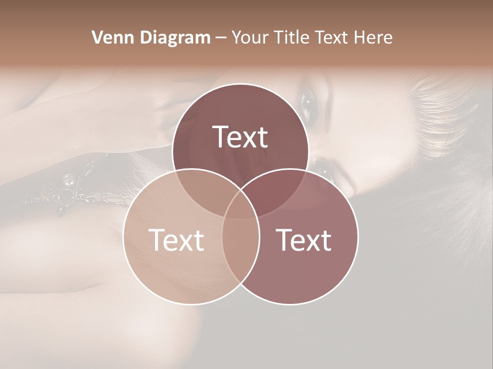 Glamour Lovely Model PowerPoint Template