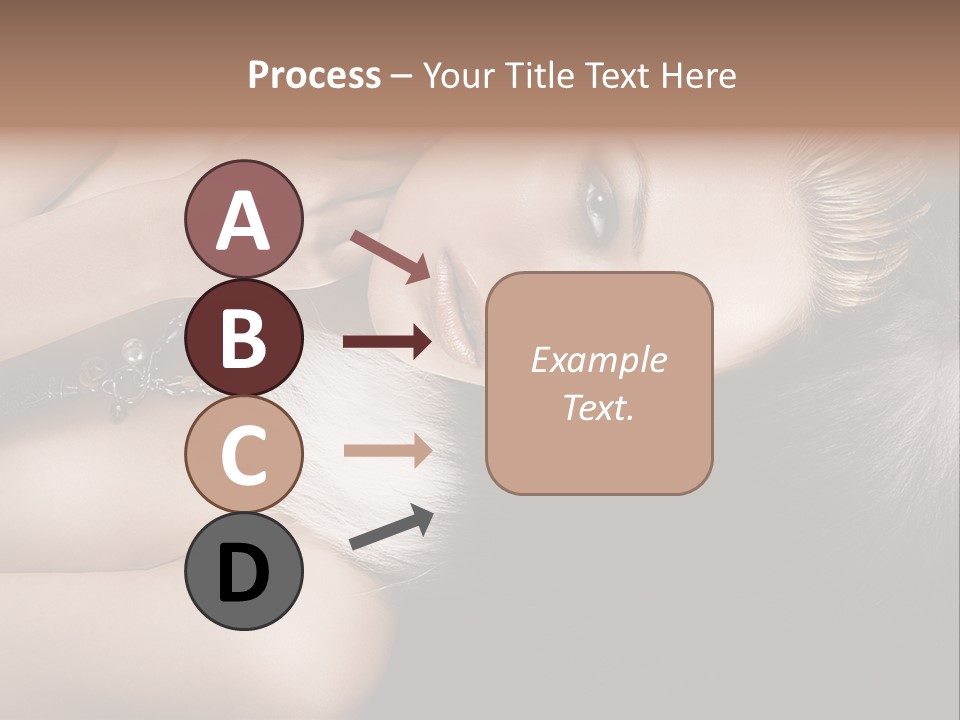 Glamour Lovely Model PowerPoint Template