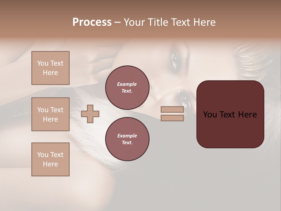 Glamour Lovely Model PowerPoint Template