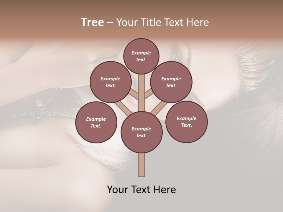Glamour Lovely Model PowerPoint Template
