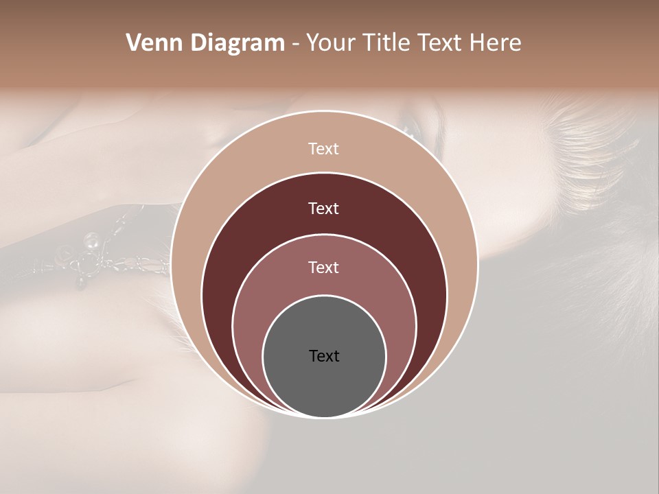 Glamour Lovely Model PowerPoint Template