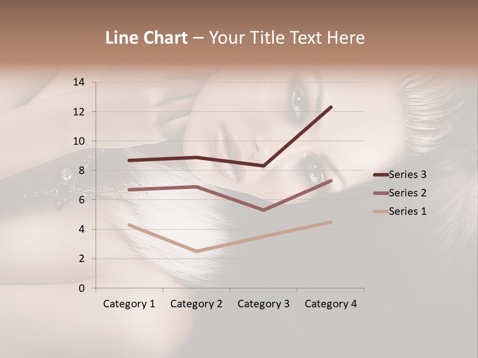 Glamour Lovely Model PowerPoint Template