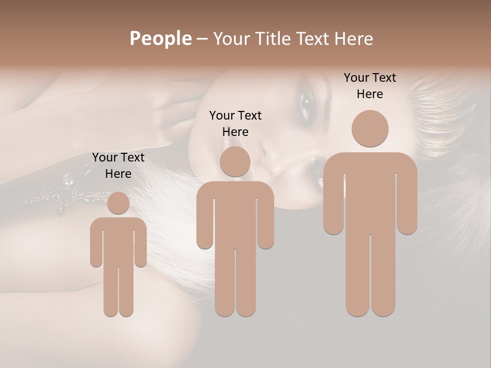 Glamour Lovely Model PowerPoint Template