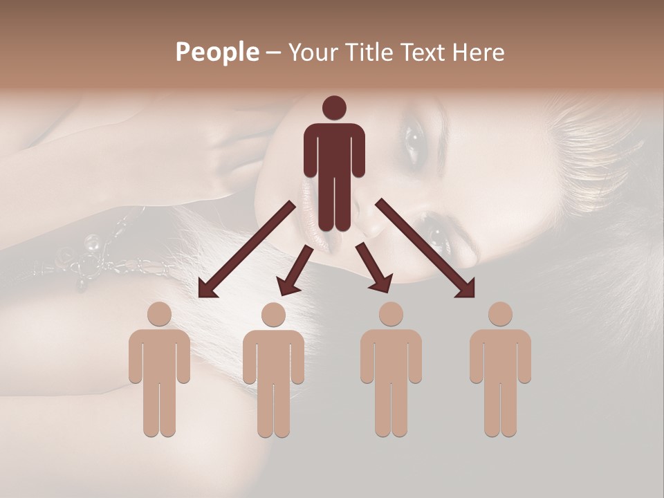 Glamour Lovely Model PowerPoint Template