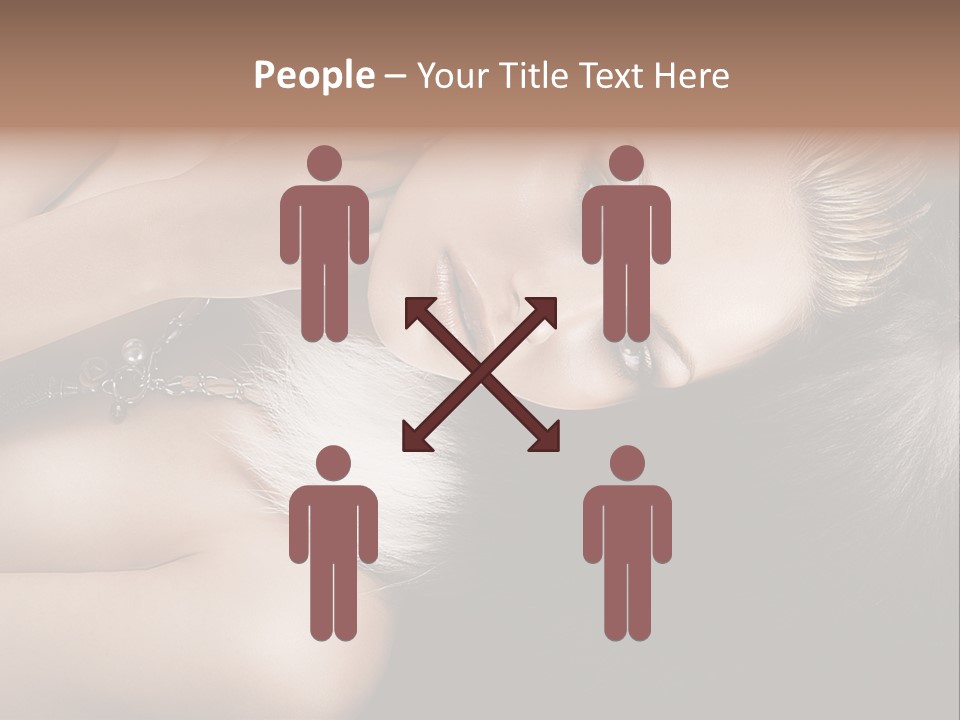 Glamour Lovely Model PowerPoint Template