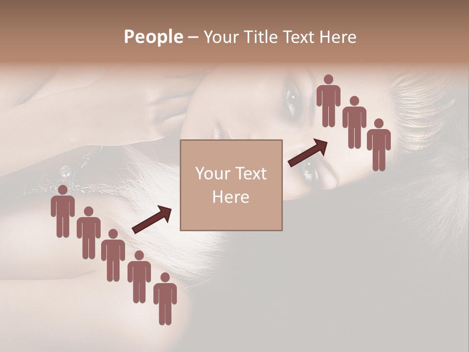 Glamour Lovely Model PowerPoint Template