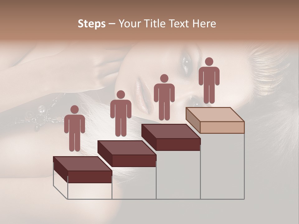 Glamour Lovely Model PowerPoint Template