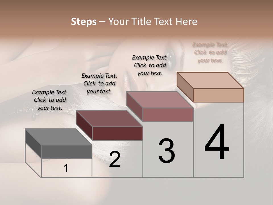 Glamour Lovely Model PowerPoint Template