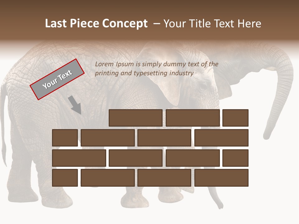 One Natural Tusk PowerPoint Template
