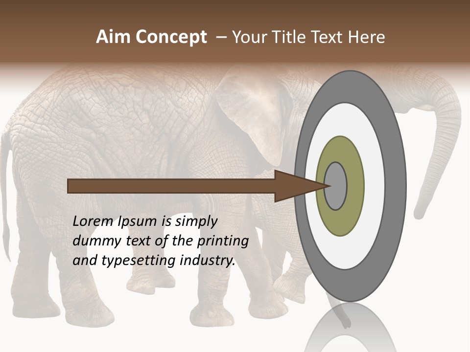 One Natural Tusk PowerPoint Template