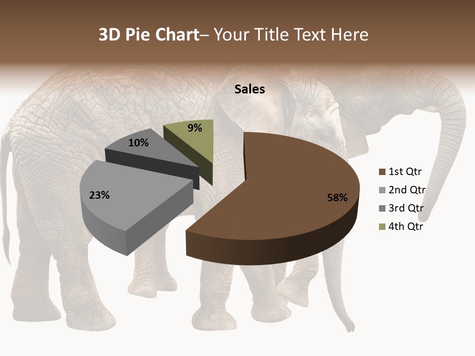 One Natural Tusk PowerPoint Template