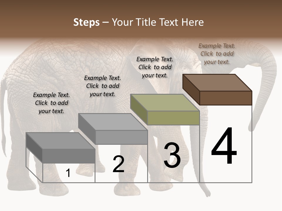 One Natural Tusk PowerPoint Template