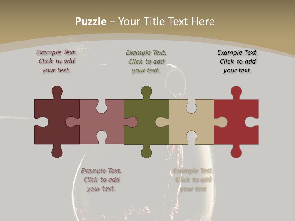 Celebrate Figure Refreshment PowerPoint Template