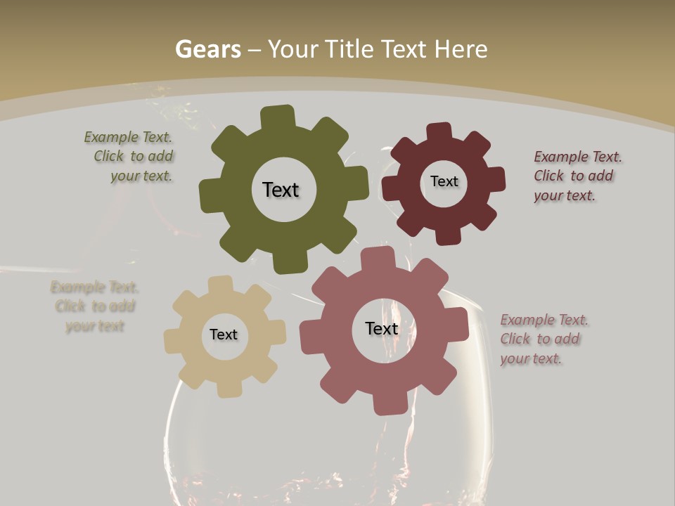 Celebrate Figure Refreshment PowerPoint Template